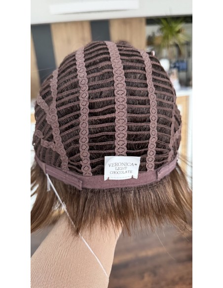 Veronica Light Chocolate-Peruka z włosów syntetycznych NAH