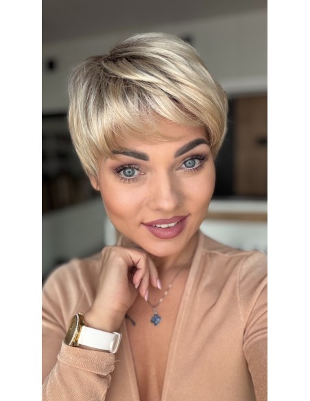 Camilla Light Blonde Rooted-Peruka z włosów syntetycznych NAH