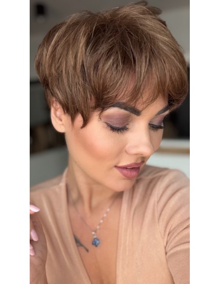 Camilla Mocca-Peruka z włosów syntetycznych NAH