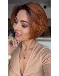 Emerald Terracottae Rooted-Peruka z włosów syntetycznych NAH 2