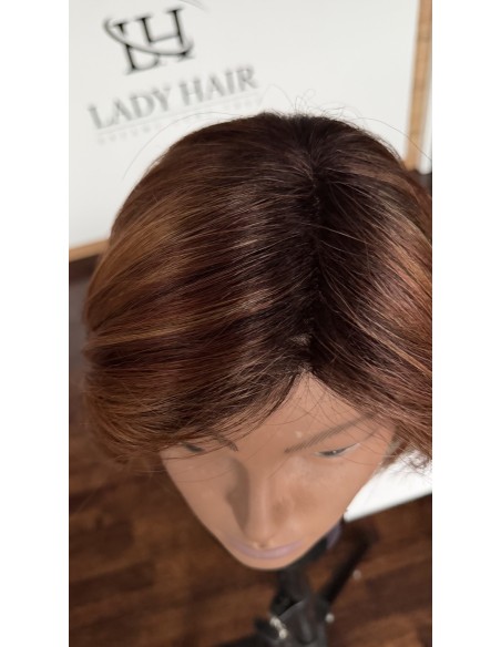 Emerald Terracottae Rooted-Peruka z włosów syntetycznych NAH