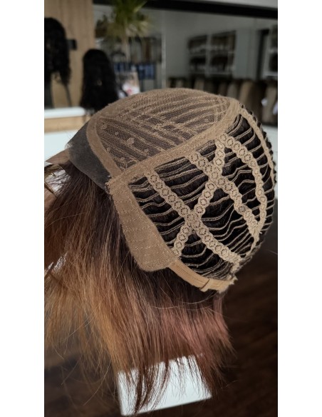 Emerald Terracottae Rooted-Peruka z włosów syntetycznych NAH