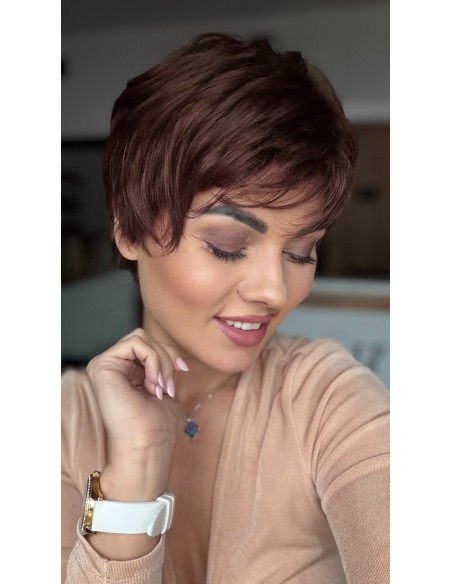 Lily Milk Chocolate-Peruka z włosów syntetycznych NAH