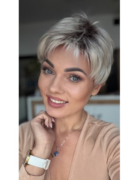 Lily Platinum Ice-Peruka z włosów syntetycznych NAH