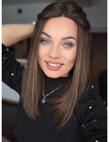 KORA 40 "S"-PERUKA LACE FRONT Z WŁOSÓW NATURALNYCH