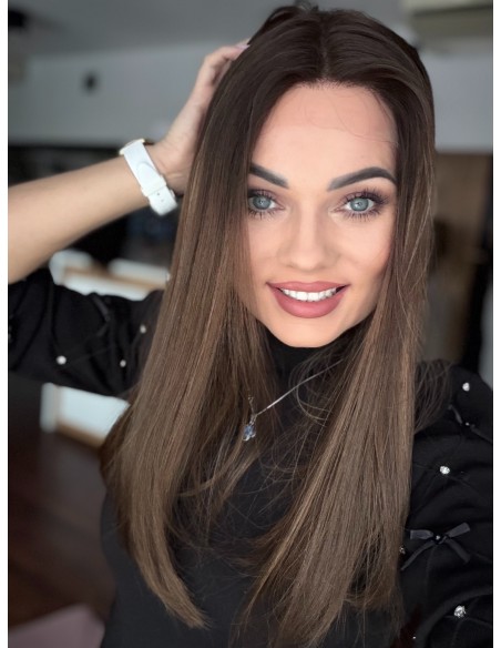 KORA 50 "S"-PERUKA LACE FRONT Z WŁOSÓW NATURALNYCH