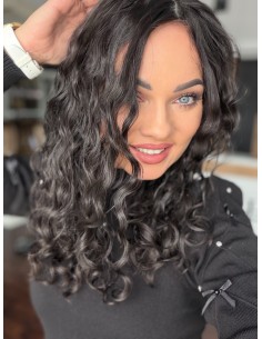 INA 45" TOPPER Z WŁOSÓW NATURALNYCH  KRĘCONYCH 2