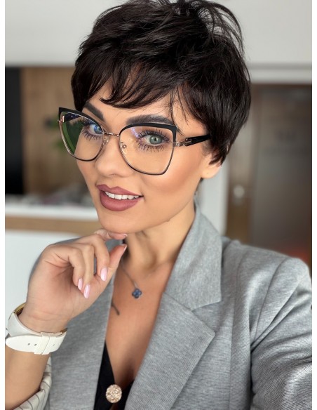 Holly Cappuccino-Peruka z włosów syntetycznych z grzywką NAH