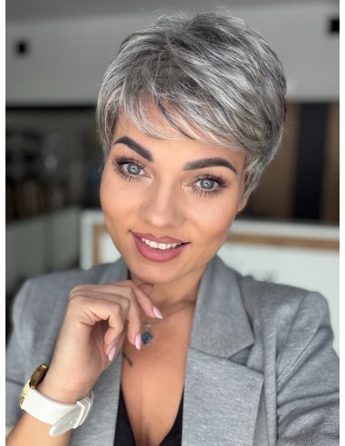 Joan Silver-Peruka z włosów syntetycznych NAH