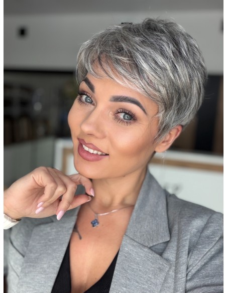 Joan Silver-Peruka z włosów syntetycznych NAH