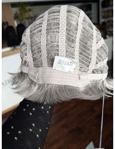 Izar Salt Pepper-Peruka z włosów syntetycznych NAH