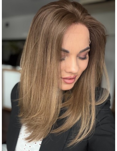 "Gabi 40- Peruka z włosów naturalnych  "M" PREMIUM