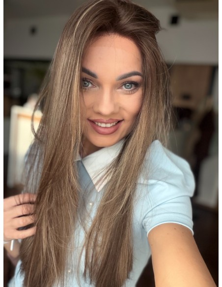 SENDI 60 "S"-DŁUGA PERUKA LACE FRONT Z WŁOSÓW NATURALNYCH