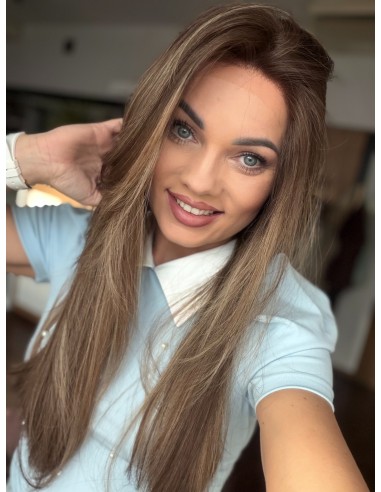 SENDI 60 "S"-DŁUGA PERUKA LACE FRONT Z WŁOSÓW NATURALNYCH