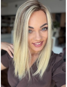 Daisy D14 40 cm-Mono topper z włosów naturalnych 2