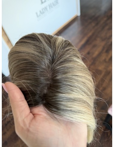 Daisy H14 40 cm-Mono topper z włosów naturalnych