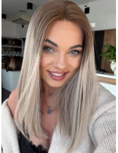 TORI 40 CM- PERUKA Z WŁOSÓW NATURALNYCH "M"