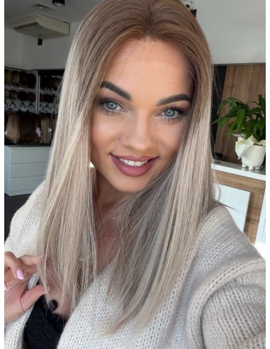 TORI 40 CM- PERUKA Z WŁOSÓW NATURALNYCH "M"