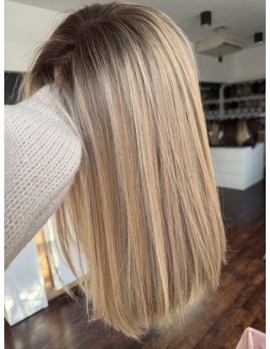 "MILENA 45  "LACE FRONT PERUKA Z WŁOSÓW NATURALNYCH  PREMIUM   "M"