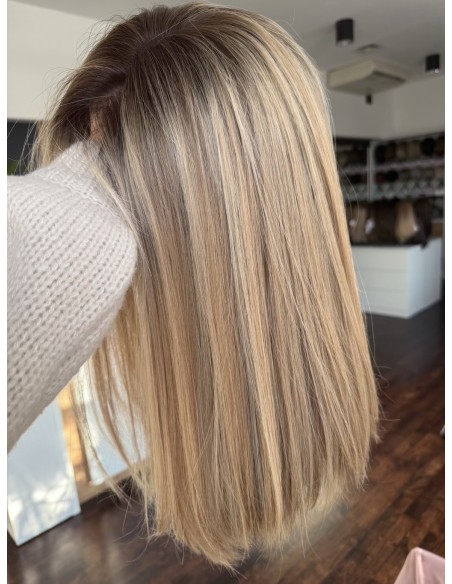 "MILENA 45  "LACE FRONT PERUKA Z WŁOSÓW NATURALNYCH  PREMIUM   "M"