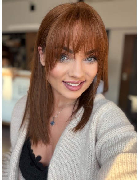 MALWA 45  "LACE FRONT PERUKA Z WŁOSÓW NATURALNYCH  PREMIUM   "S"