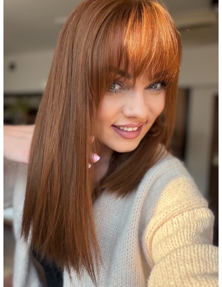 MALWA 45  "LACE FRONT PERUKA Z WŁOSÓW NATURALNYCH  PREMIUM   "S"