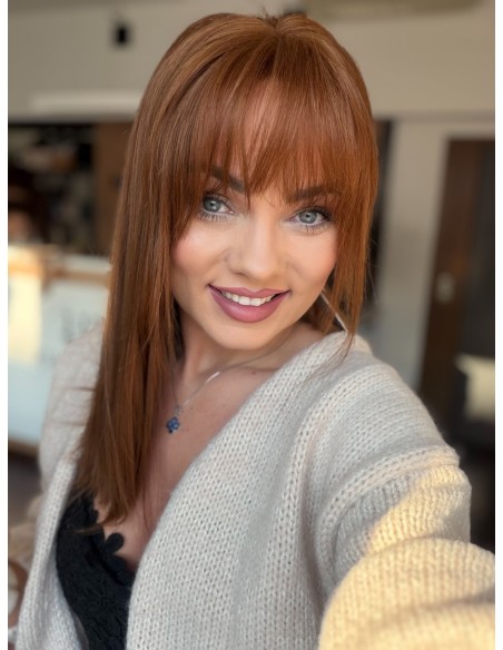 MALWA 45  "LACE FRONT PERUKA Z WŁOSÓW NATURALNYCH  PREMIUM   "S"