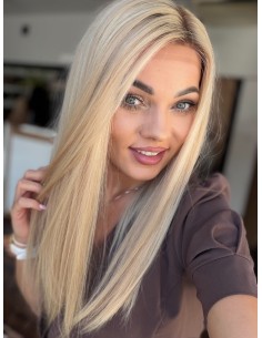 Shira 50 cm- Medyczna peruka z włosów naturalnych