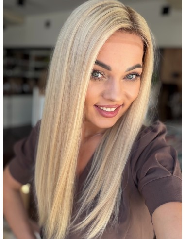 Shira 50 cm- Medyczna peruka z włosów naturalnych