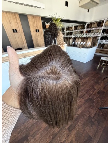 Daisy K05 35 cm-Mono topper z włosów naturalnych