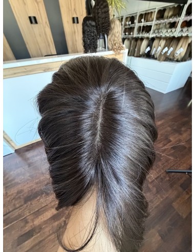 Daisy K01 35 cm-Mono topper z włosów naturalnych