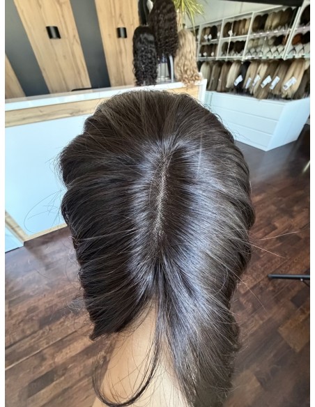 Daisy K01 35 cm-Mono topper z włosów naturalnych