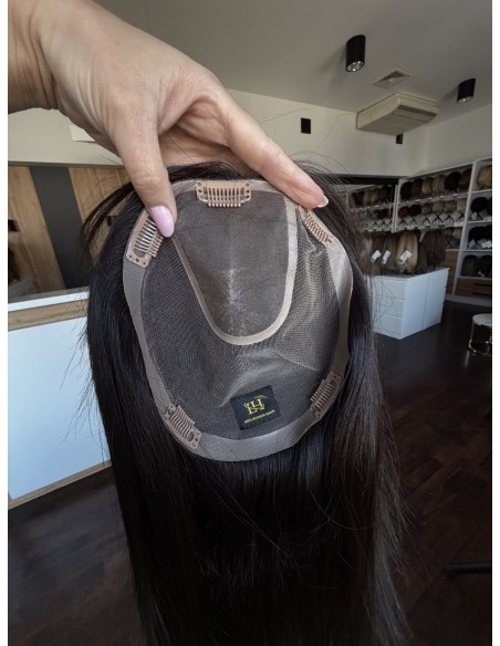 Daisy K01 35 cm-Mono topper z włosów naturalnych