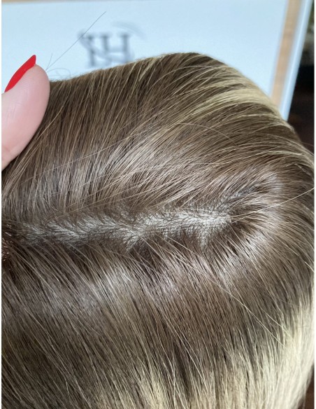 LOLA  40 CM-TOPPER Z WŁOSÓW NATURALNYCH