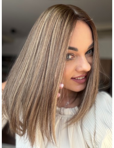 LOLA  40 CM-TOPPER Z WŁOSÓW NATURALNYCH