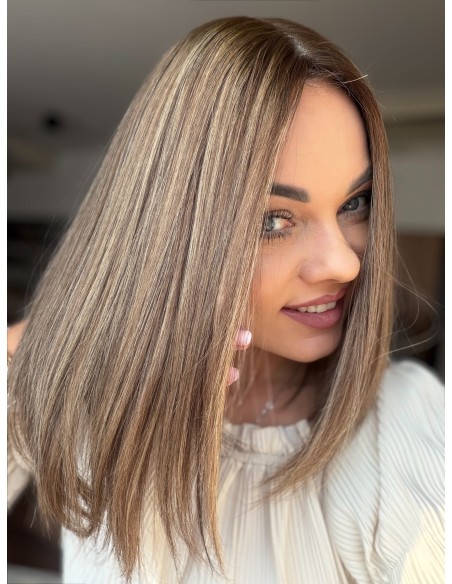 LOLA  40 CM-TOPPER Z WŁOSÓW NATURALNYCH