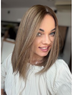 LOLA  40 CM-TOPPER Z WŁOSÓW NATURALNYCH 2