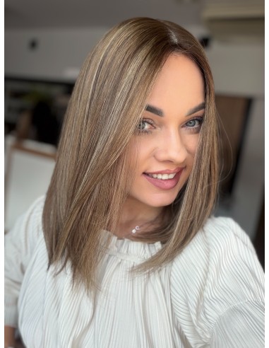 LOLA  40 CM-TOPPER Z WŁOSÓW NATURALNYCH