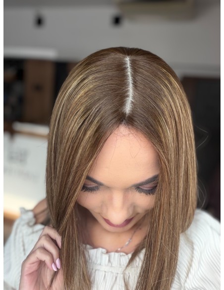 LOLA  40 CM-TOPPER Z WŁOSÓW NATURALNYCH