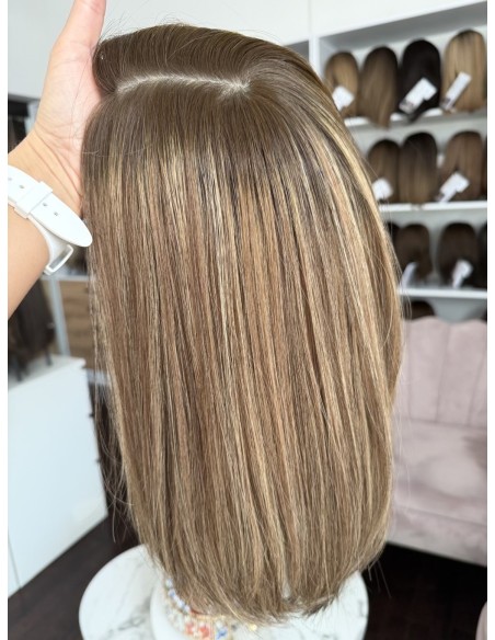 LOLA  40 CM-TOPPER Z WŁOSÓW NATURALNYCH