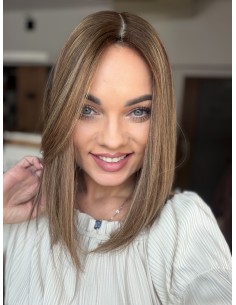 LOLA  40 CM-TOPPER Z WŁOSÓW NATURALNYCH