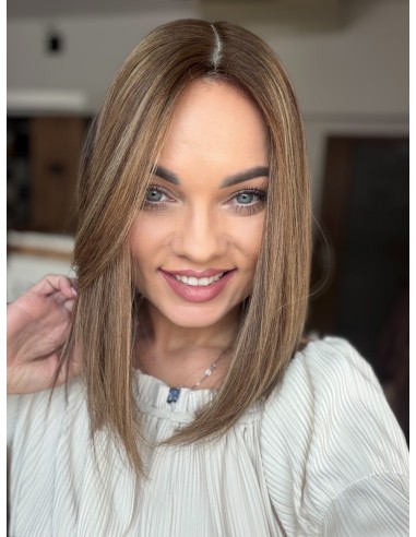 LOLA  40 CM-TOPPER Z WŁOSÓW NATURALNYCH