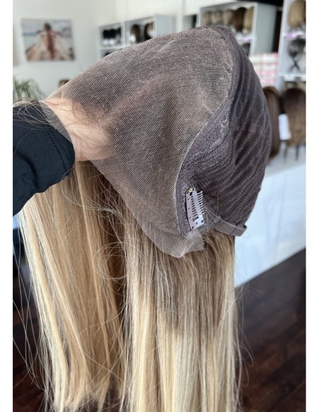 MILENA 40  -PERUKA Z WŁOSÓW NATURALNYCH  PREMIUM   "XS"