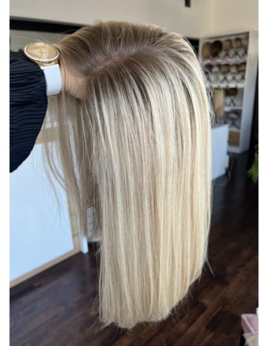 ANIA 40 CM XS"  "LACE FRONT PERUKA Z WŁOSÓW NATURALNYCH  PREMIUM