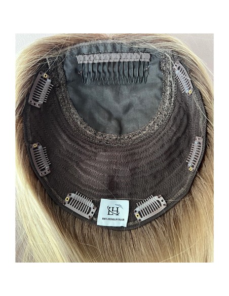 ANIA 65 CM PREMIUM-TOPPER Z WŁOSÓW NATURALNYCH FALOWANYCH