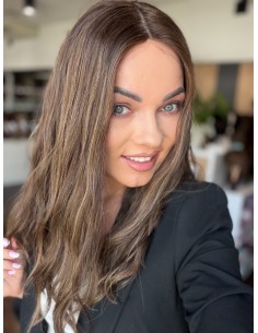 SIA 45 PERUKA Z WŁOSÓW NATURALNYCH FALOWANYCH"S/M" 2