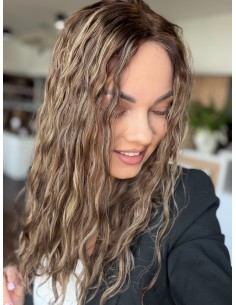 LOLA  45-50 CM-TOPPER Z WŁOSÓW NATURALNYCH kręconych 2