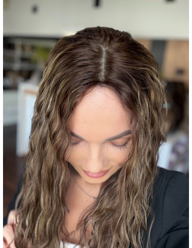 LOLA  45-50 CM-TOPPER Z WŁOSÓW NATURALNYCH kręconych