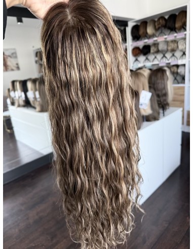 LOLA  45-50 CM-TOPPER Z WŁOSÓW NATURALNYCH kręconych