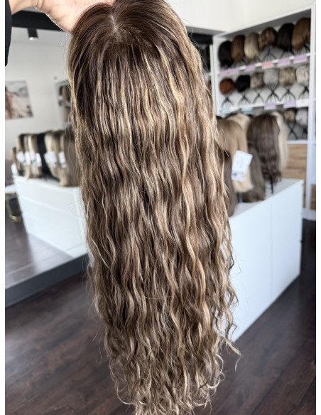 LOLA  45-50 CM-TOPPER Z WŁOSÓW NATURALNYCH kręconych